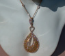 Hochkarätiger Anhänger mit gelben und weißen Diamanten #5