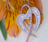 Bildschöner Brillanten Herz Anhänger mit Diamanten #3