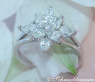 Bildschöner Diamanten Ring im Stern Design #3