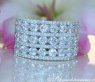 Breiter Diamanten Bandring in feinster Fertigung #1