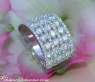 Breiter Diamanten Bandring in feinster Fertigung #2