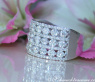 Breiter Diamanten Bandring in feinster Fertigung #3
