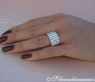 Breiter Diamanten Bandring in feinster Fertigung #4