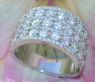 Breiter Diamanten Bandring in feinster Fertigung #5