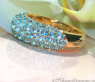 Edler Blautopas Pavé Ring #2