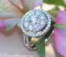 Erlesener Brillanten Ring (Halo Ring) #5