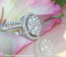 Erlesener Brillanten Ring (Halo Ring) #7