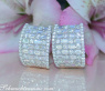 Exquisite Brillanten Ohrstecker mit Baguette Diamanten #1