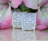 Exquisite Brillanten Ohrstecker mit Baguette Diamanten #5