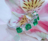 Exquisiter Smaragd Ring mit Baguette Diamanten #3