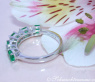 Exquisiter Smaragd Ring mit Baguette Diamanten #7