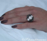Ungewöhnlicher schwarze Diamanten Ring #4