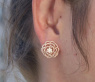 Feinste Brillanten Ohrstecker im Rosen Design #4
