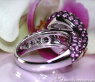 Prachtvoller Amethyst Ring mit pinken Saphiren #6