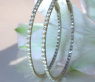 Zarte Creolen mit Diamanten #2
