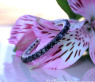 Feiner Memory Ring mit schwarzen Diamanten #5