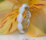 Feinster Brillant Pavé Memory Ring in Weißgold #3