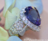 Feinster AAA Tansanit Ring mit Brillanten #2