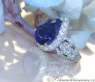 Feinster AAA Tansanit Ring mit Brillanten #6