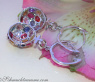 Elegante Brillanten Ohrgehänge mit Multicolor Saphiren #6