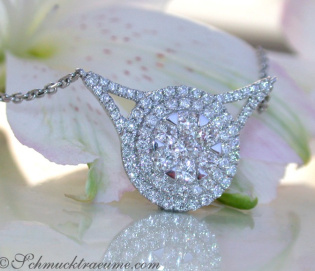 Erlesene Diamanten Halskette Erlesene Diamanten Halskette