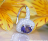 Bildschöner AAA Tansanit Ring mit Brillanten #5