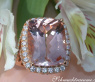 Opulenter Morganit Ring mit Brillanten #4