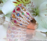Stattlicher Regenbogen Saphir Ring mit Diamanten #5