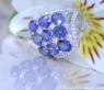 Stattlicher Ceylon Saphir Ring mit Brillanten #3