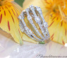 Mehrreihiger Diamanten Ring in Weißgold #4
