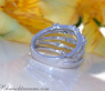 Mehrreihiger Diamanten Ring in Weißgold #6