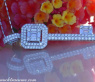 Erstklassiger Brillanten Schlüssel Anhänger mit Baguette Diamanten #1