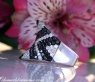 Stattlicher Ring mit schwarzen Diamanten im Zig-Zag Design #6