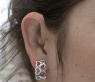 Feminine Diamanten Ohrstecker im Herz Design #3