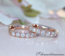Feinste Brillanten Ohrstecker in Roségold #5