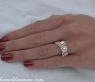 Drei bezaubernde Baguette Diamanten Ringe (stacking rings) #3