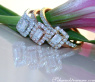 Drei bezaubernde Baguette Diamanten Ringe (stacking rings) #5