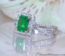 Feinster Smaragd Ring mit Brillanten #1