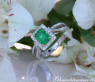 Feinster Smaragd Ring mit Brillanten #2