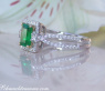 Feinster Smaragd Ring mit Brillanten #5