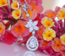 Exquisiter Diamant Tropfen Anhänger mit Marquise Diamanten #1