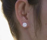 Erlesene runde Brillant Ohrstecker #3