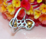 Femininer Herz Ring mit Brillanten und gelben Diamanten #7