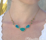 Feinstes Boulder Opal Collier mit Smaragden und Brillanten #3