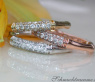 Drei Diamanten Ringe im Bambus Design #5