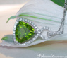 Feiner Peridot Anhänger mit Brillanten #2