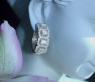 Wunderschöne Diamant Ohrringe mit Baguette Diamanten #6