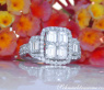 Ausgesuchter Brillant Ring mit Diamanten im Smaragdschliff #2