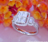 Ausgesuchter Brillant Ring mit Diamanten im Smaragdschliff #3