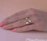 Mehrreihiger Diamanten Ring in einem zarten Design #3